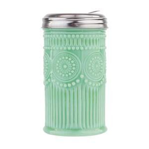 Jadeite Glass Collection 9 oz Sugar Shaker Dry Creamer Coffee Bar Breakfast Bar